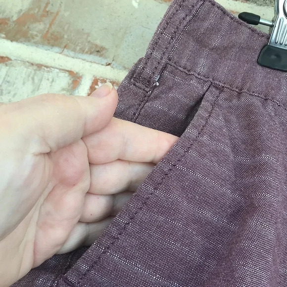 Retrofit Mauve Tailored Men’s Cotton Shorts - Picture 5 of 10